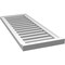 Ekena Millwork Vertical Surface Mount PVC Gable Vent: Functional, w/ 2"W x 2"P Brickmould Sill Frame, 16"W x 40"H GVPVE16X4003SF - alternate 2